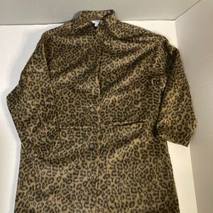 Leopard Print Coat